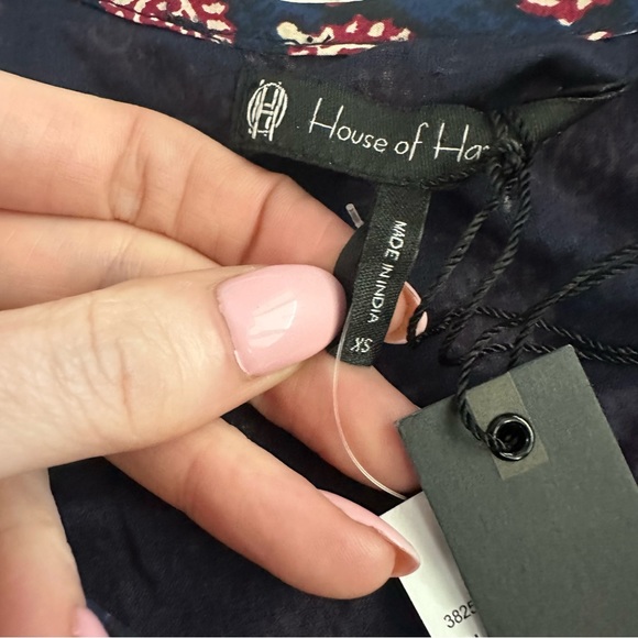 House Of Harlow 1960 Boho Paisley Mini Dress | NWT - Picture 4 of 8